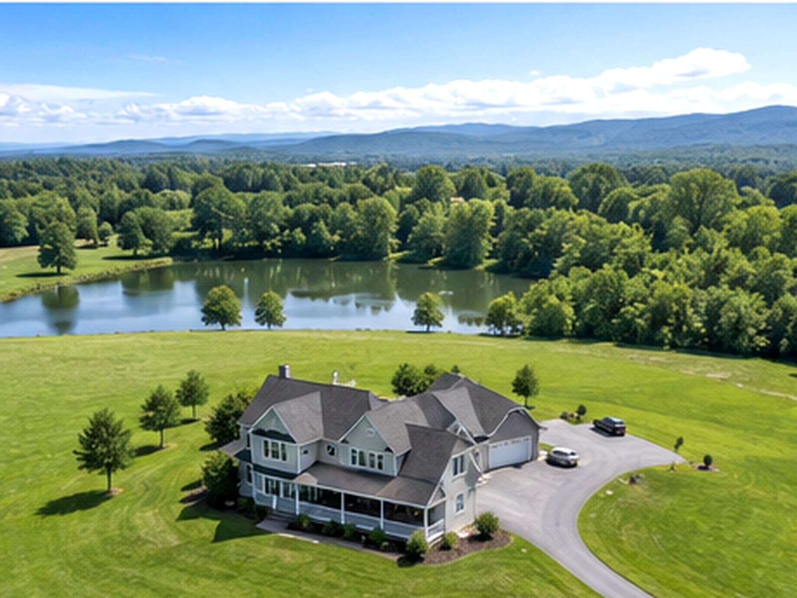 Real estate aerial media example